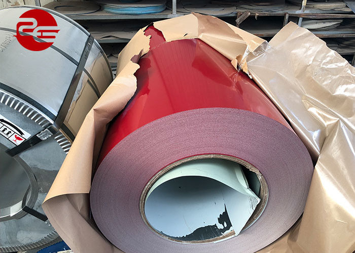 रंग लेपित जस्ती इस्पात का तार शीट / PPGI PPGL जस्ता Aluzinc स्टील का तार