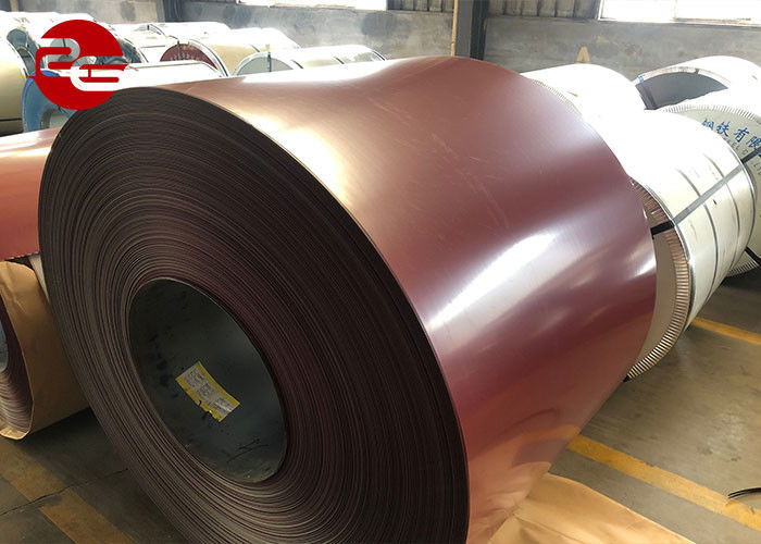 रंग लेपित धातु Ppgi छत शीट Prepainted 0.12 मिमी - 2.0 मिमी घरों के लिए मोटाई